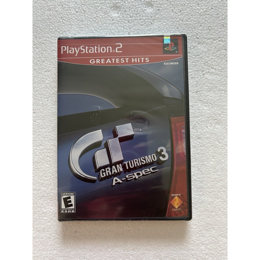 Gran Turismo 3 A-spec (Sony PlayStation 2, 2006) PS3 New Sealed 1st Print